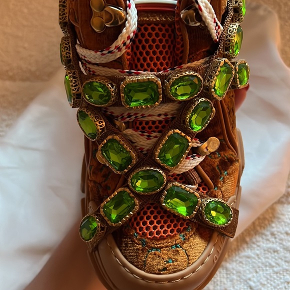 Gucci crystal Chunky sneakers - Picture 11 of 11